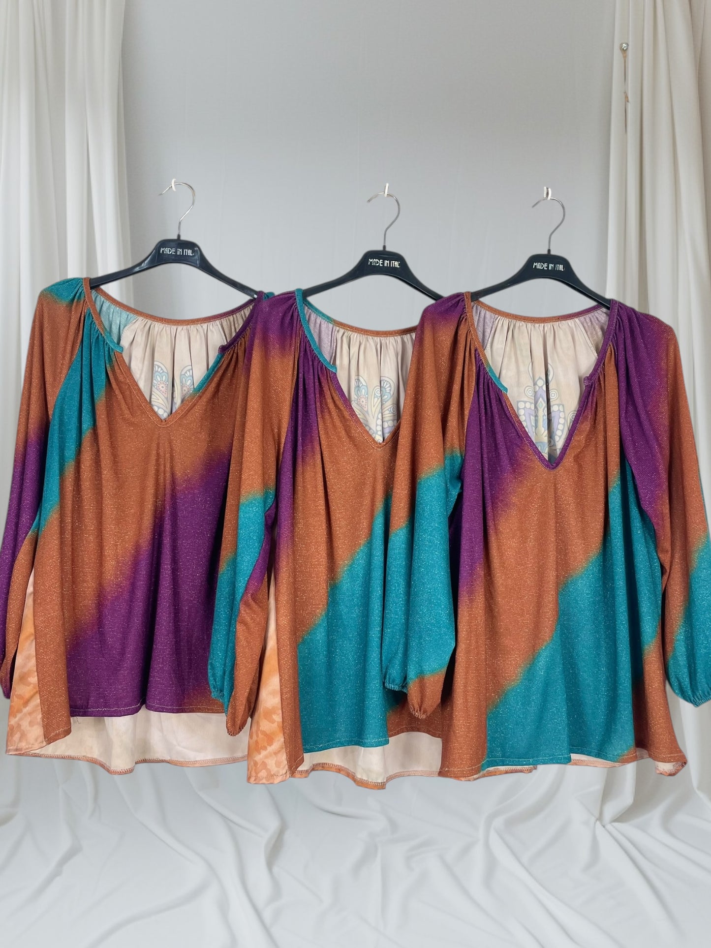Tunique dégradée avec motif mandala - 3 coloris disponibles