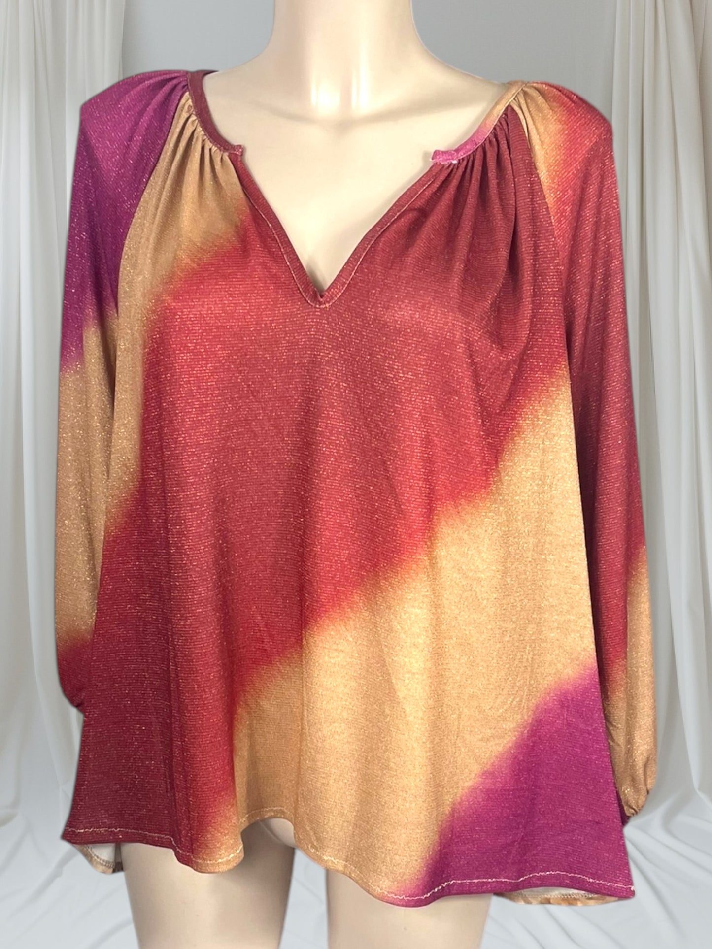 Tunique dégradée avec motif mandala - 3 coloris disponibles