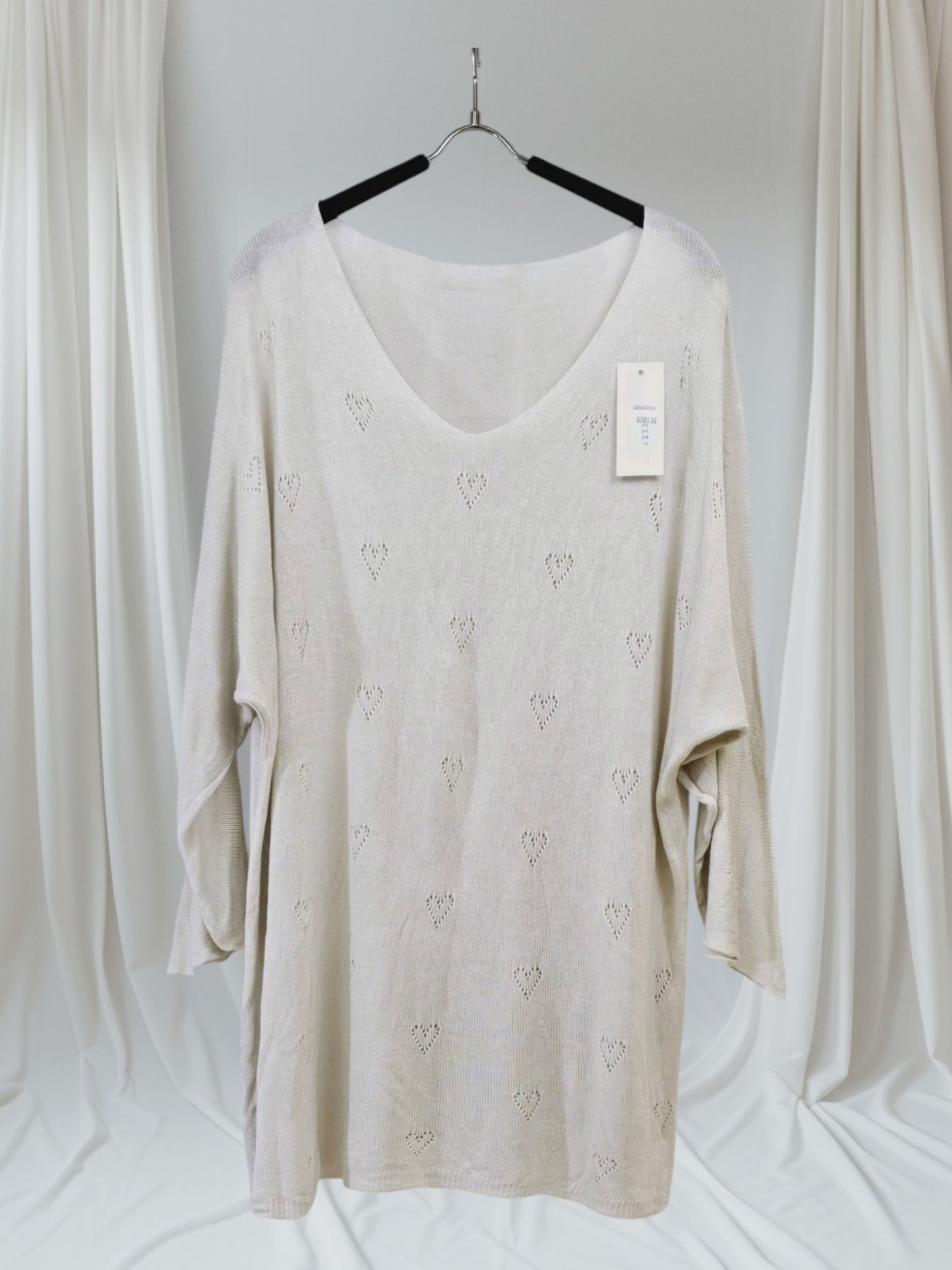 Pull Léger Cœur - Élégance Romantique