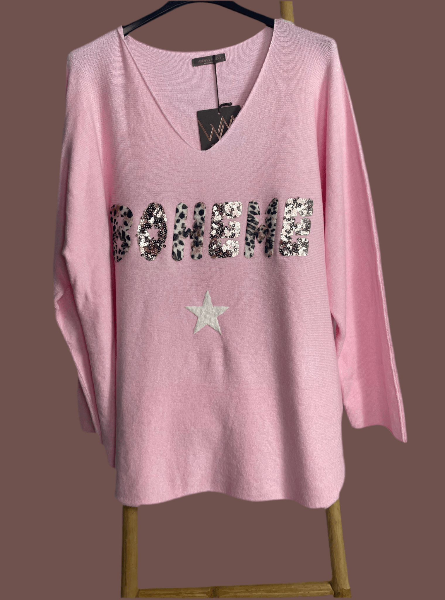 Pull “Bohème” Sequins – Confort & Éclat - Mam’s Ailes