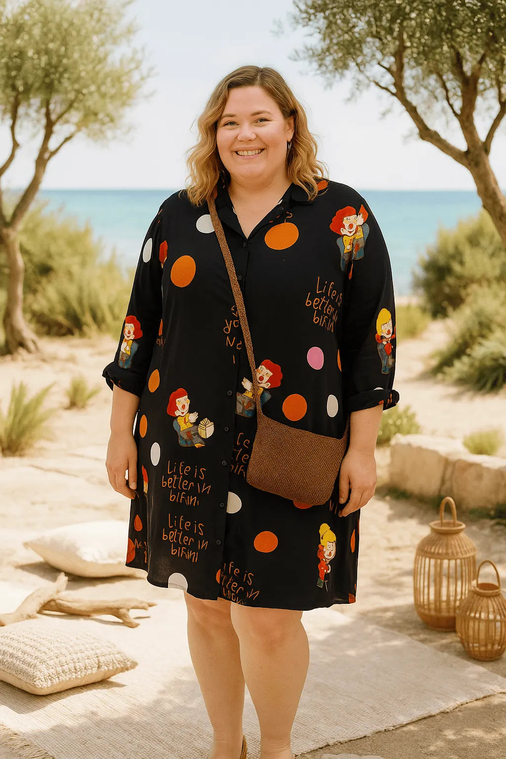 Robe Chemise "Bikini Vibes" - Mam’s Ailes