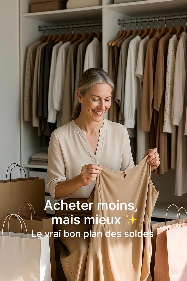 🛍️ Acheter moins, mais mieux : le vrai bon plan des soldes