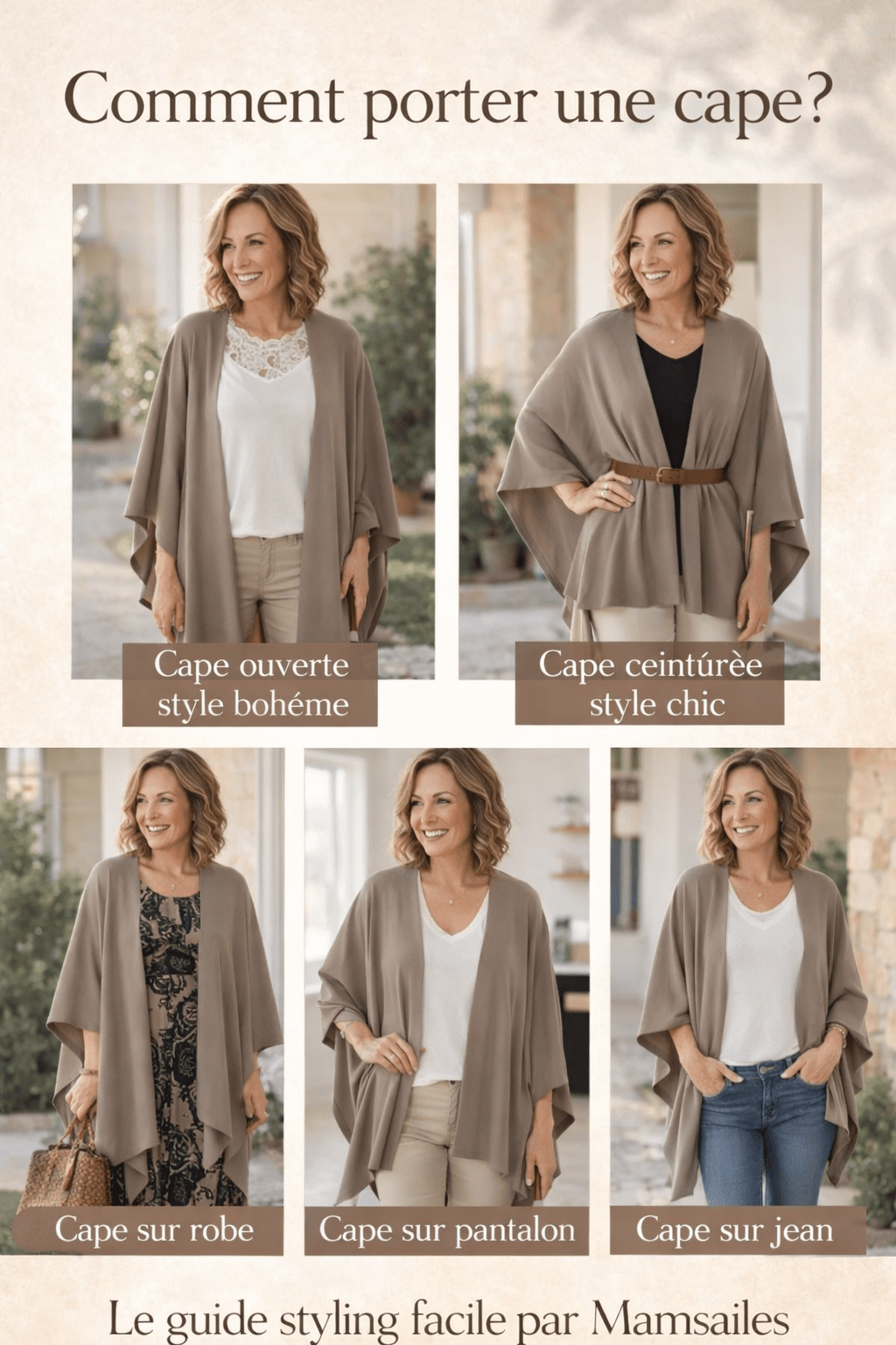 🧥 Comment porter une cape ? - Mam’s Ailes