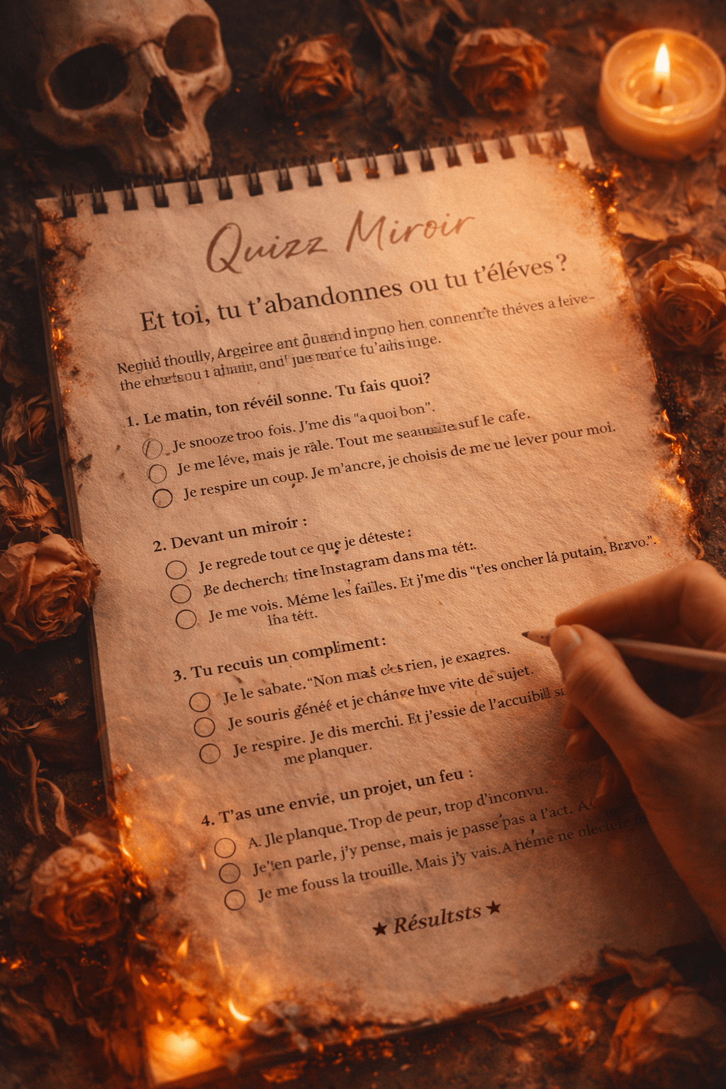 ✦ Quizz Miroir : Et toi, tu t’abandonnes ou tu t’élèves ? - Mam’s Ailes