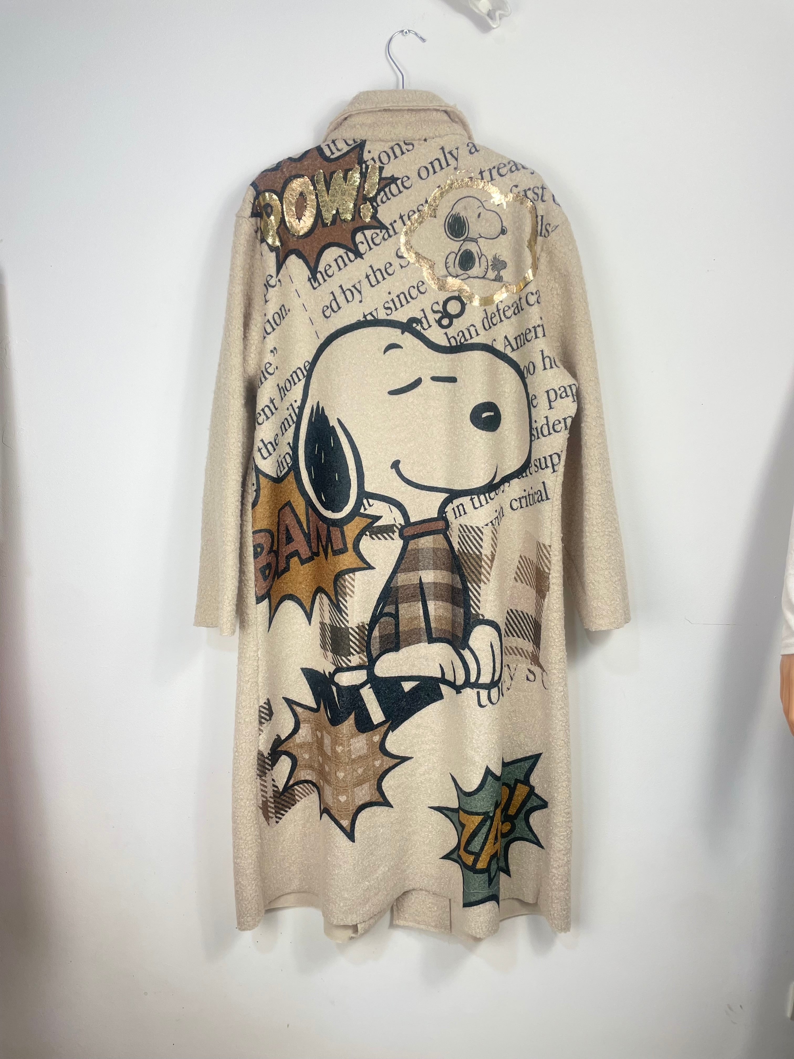 Manteau “Snoopy Bam !” – Long, Douillet & Fun