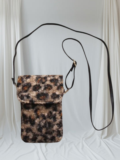 Pochette sac léopard