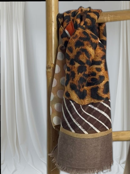 Foulard leopard