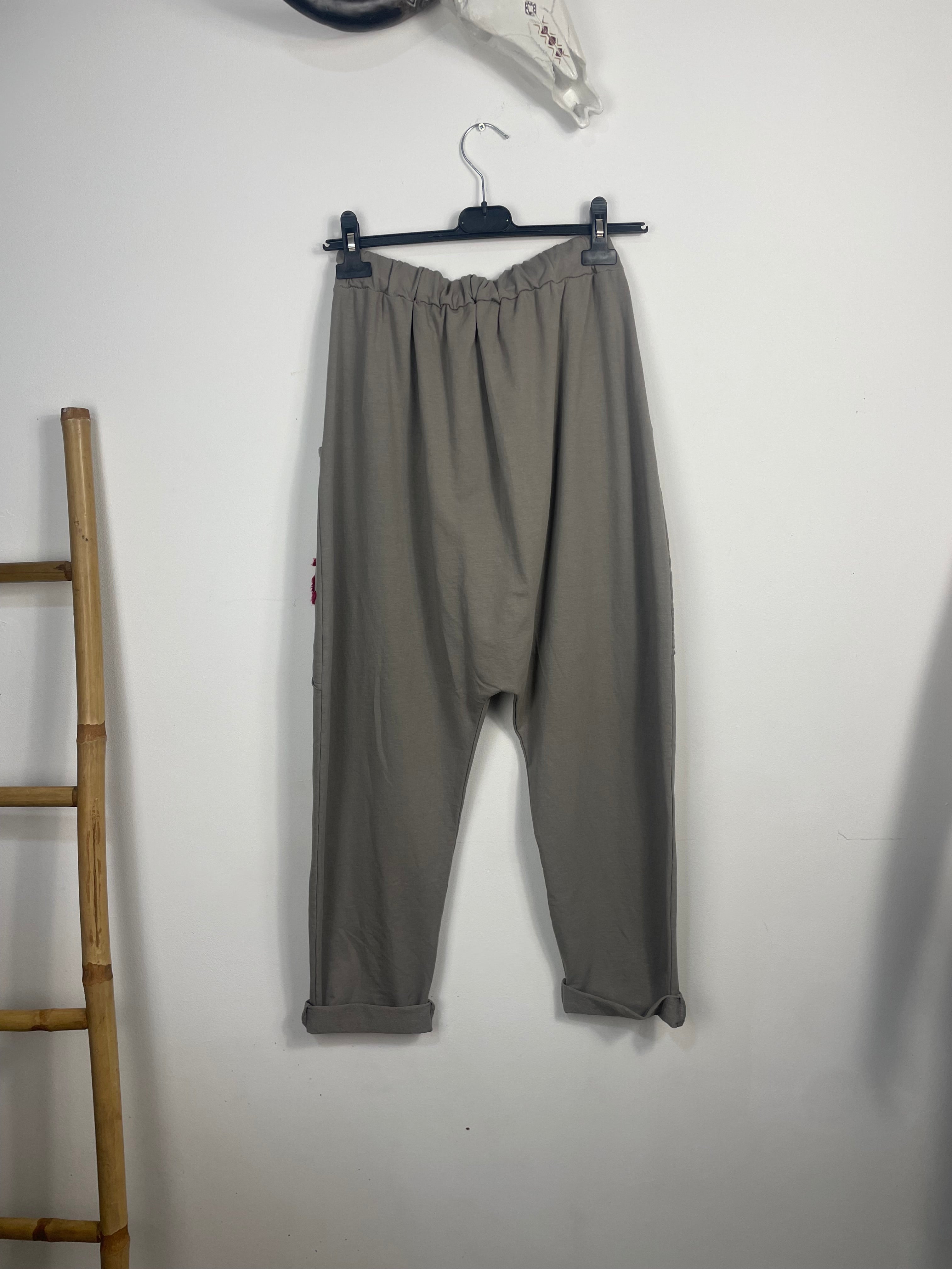 Jogging Dolce Vita – coton doux & lettering fuchsia