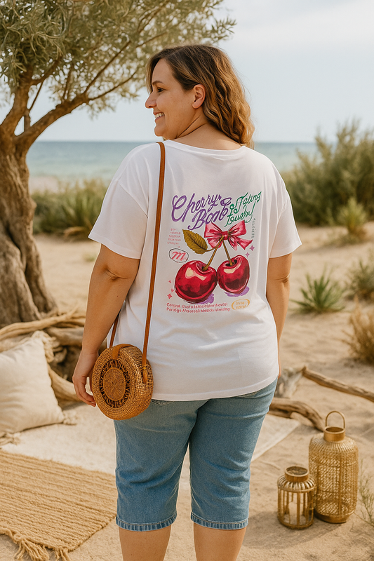 🍒 T-shirt Cerises – Croquant, léger, et ultra comfy