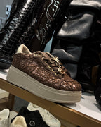 Baskets couleur chocolat femme – Siena Mam’s Ailes