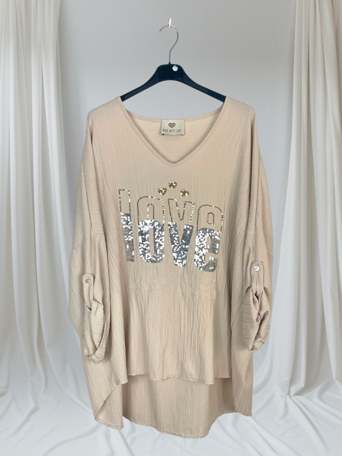 Blouse oversize Love love love