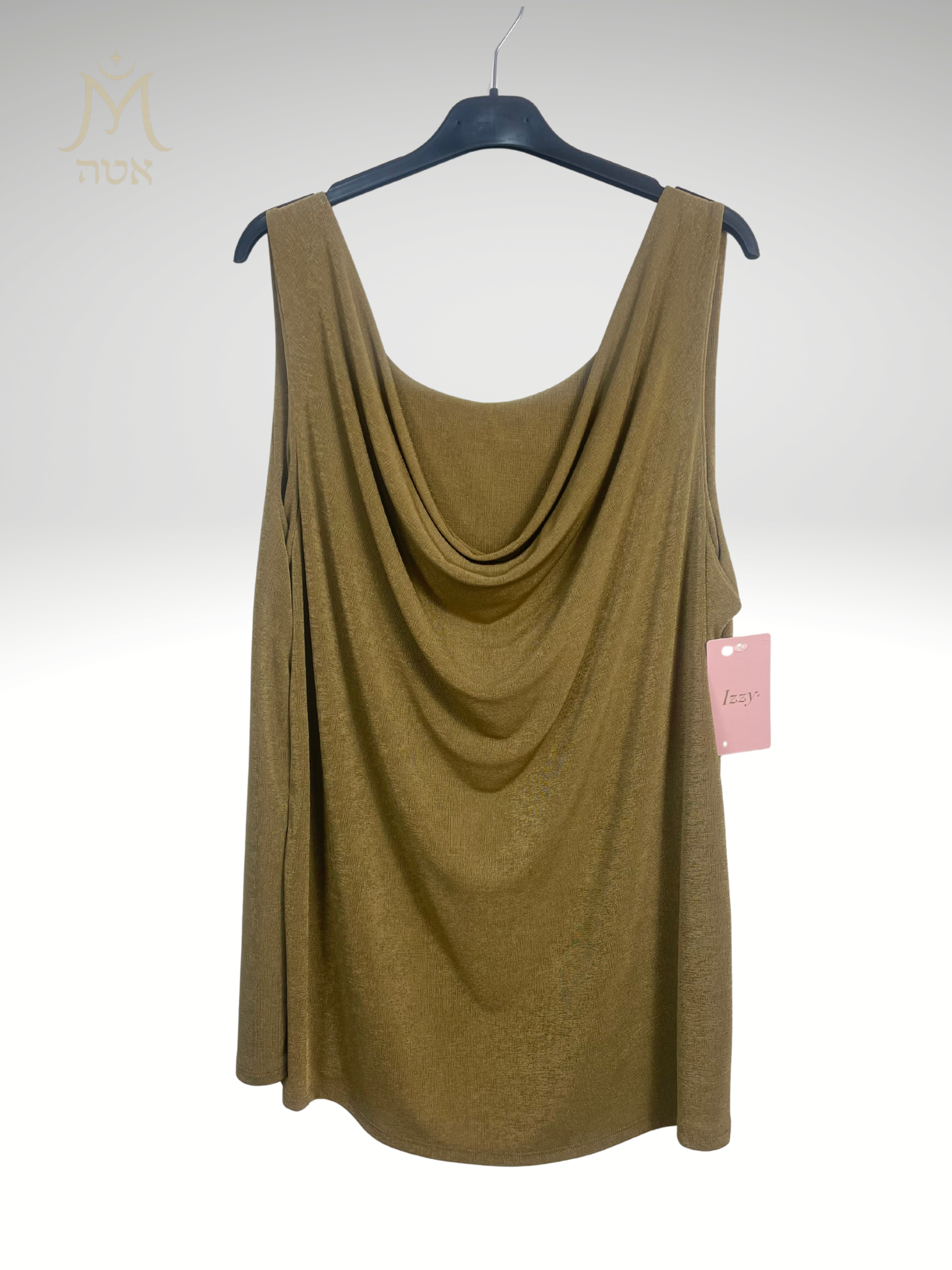 Débardeur pailleté coupe fluide – détail du décolleté – Mam’sailes