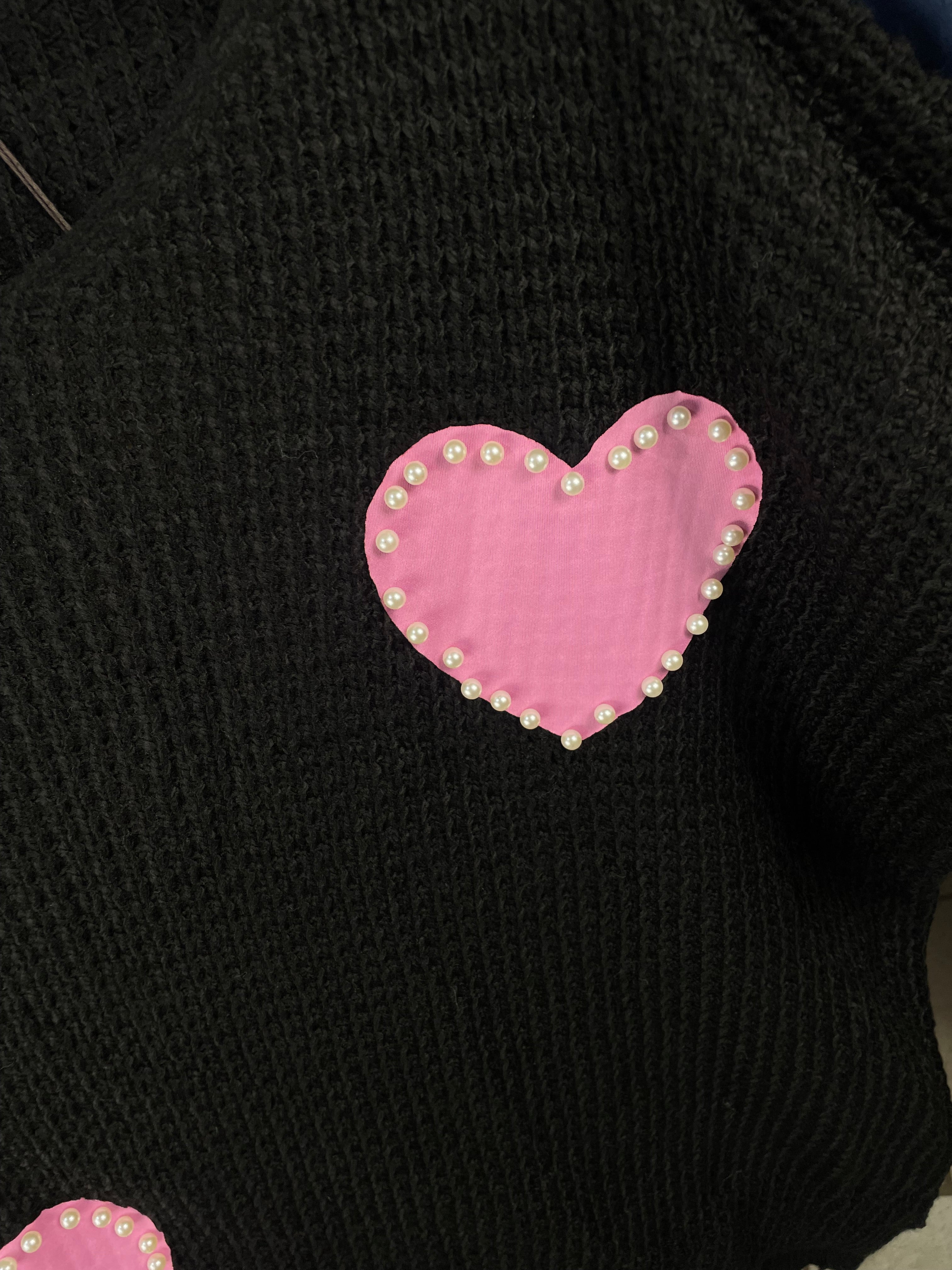 Pull “Love Pearls” – Douceur & Cœur ❤️