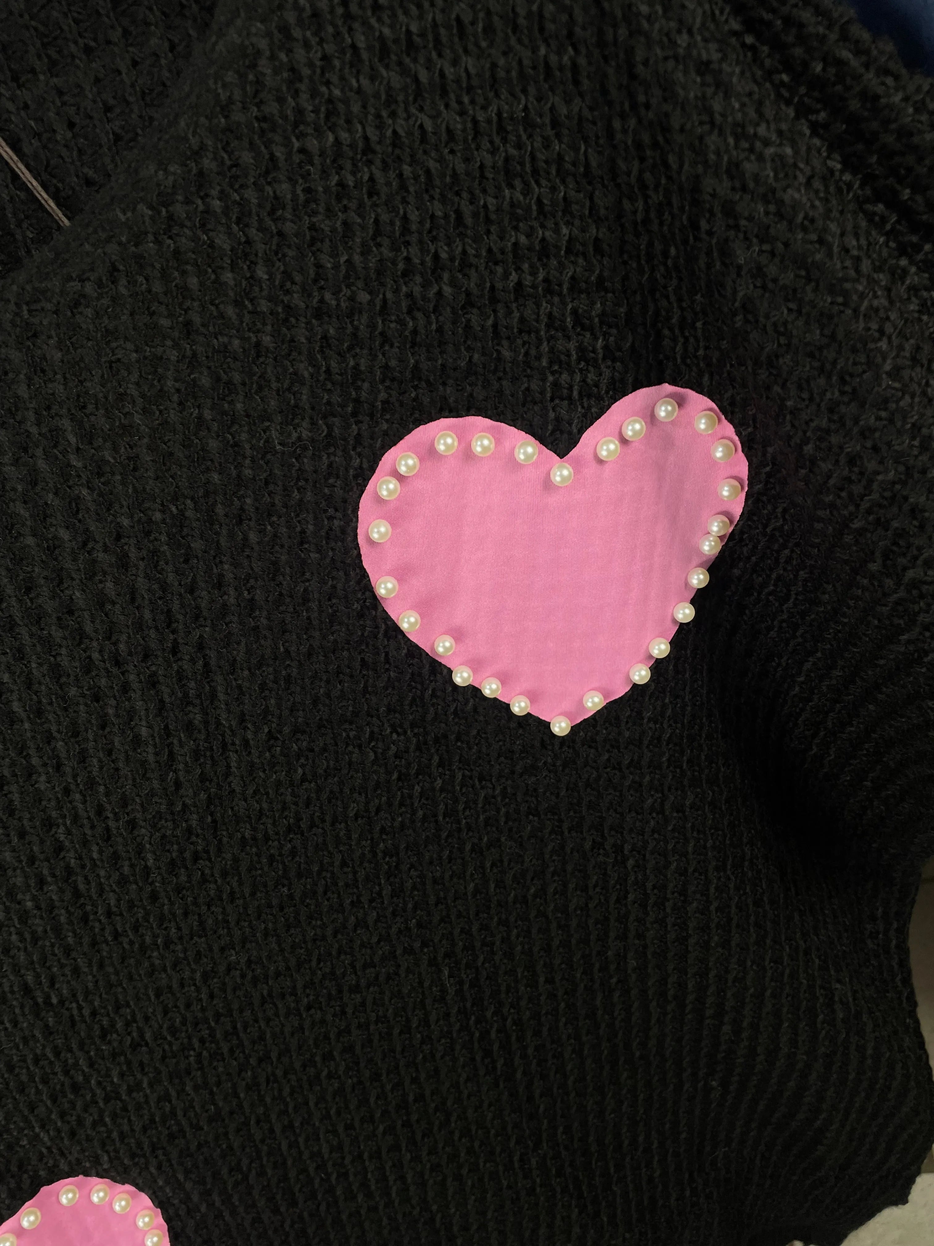 Pull “Love Pearls” – Douceur & Cœur ❤️