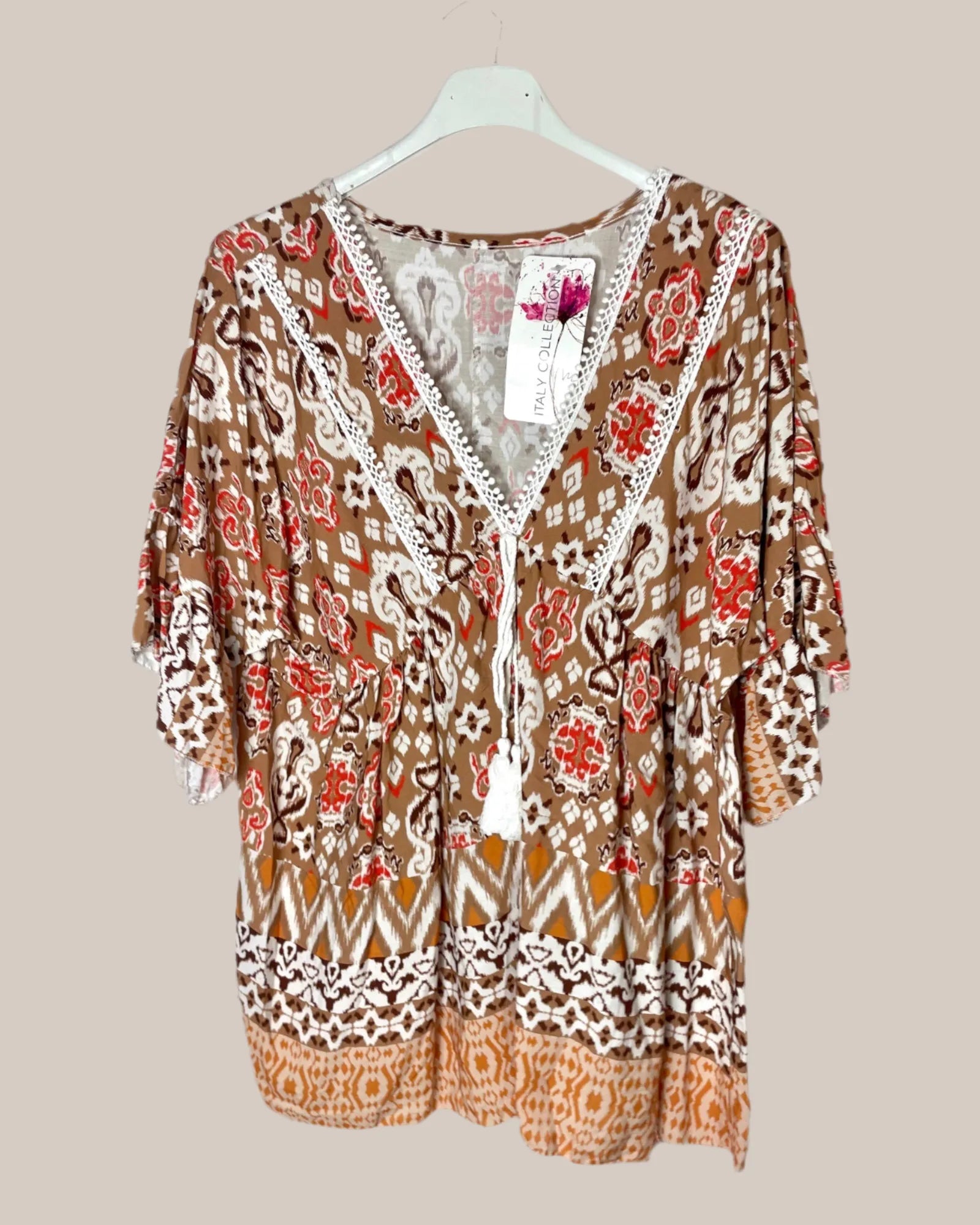 Blouse à Pompons – Esprit Bohème