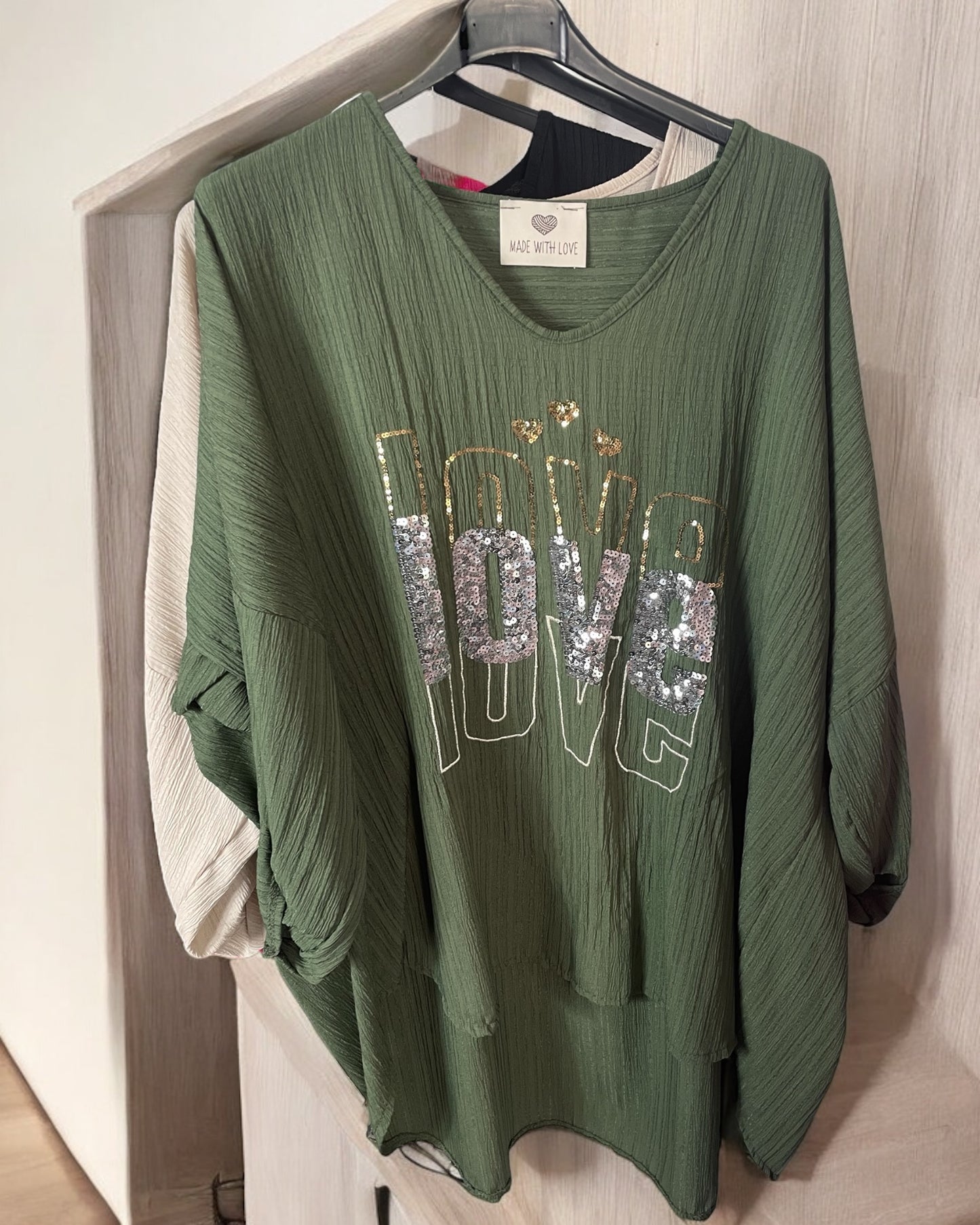 Blouse oversize Love love love