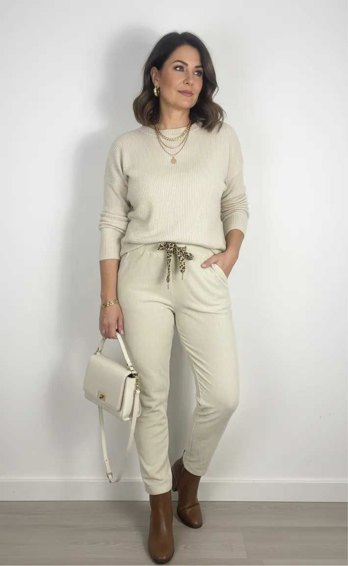 Pantalon Velours Confort Chic