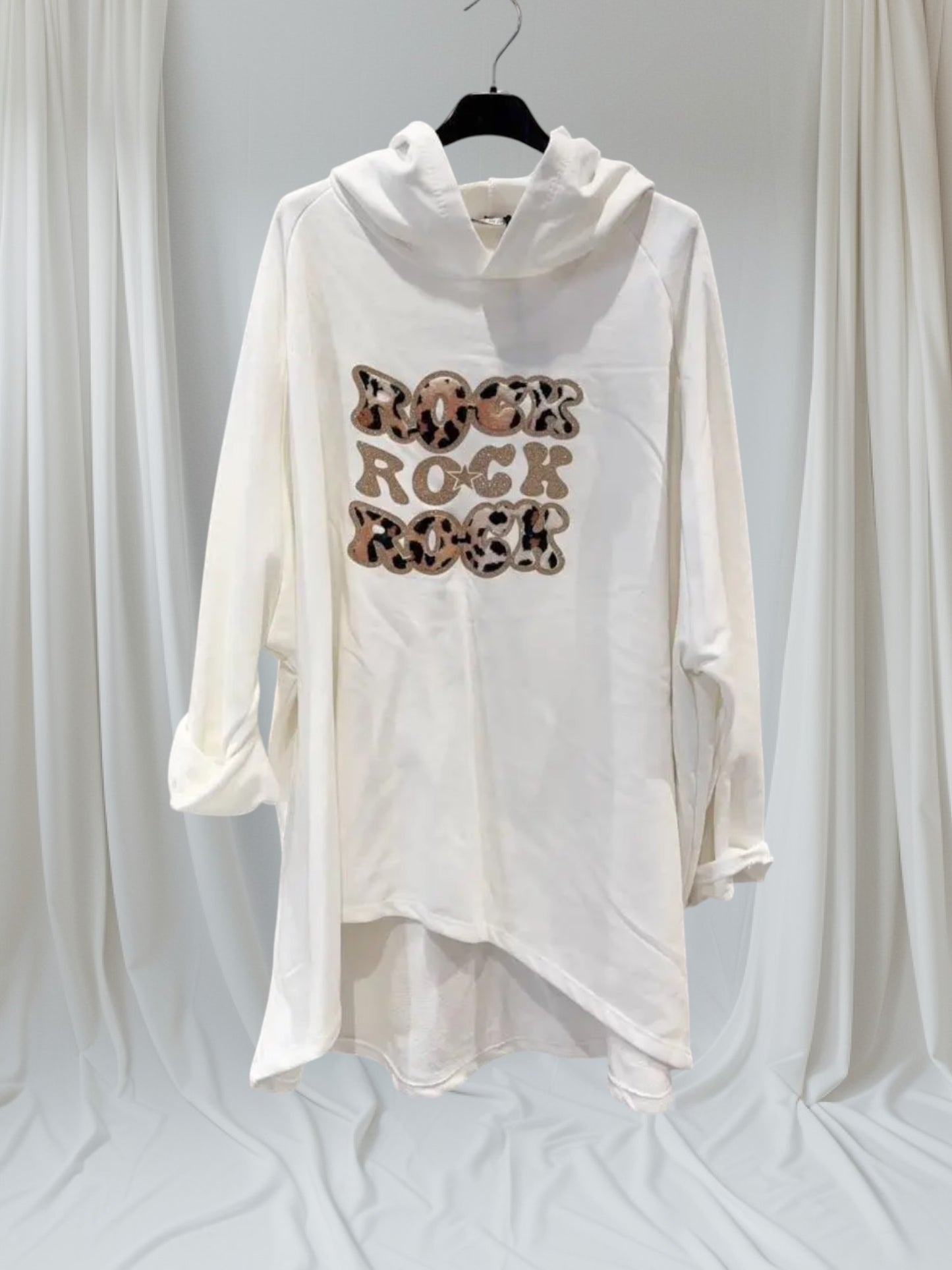 Pull oversize Rock Carla Giannini