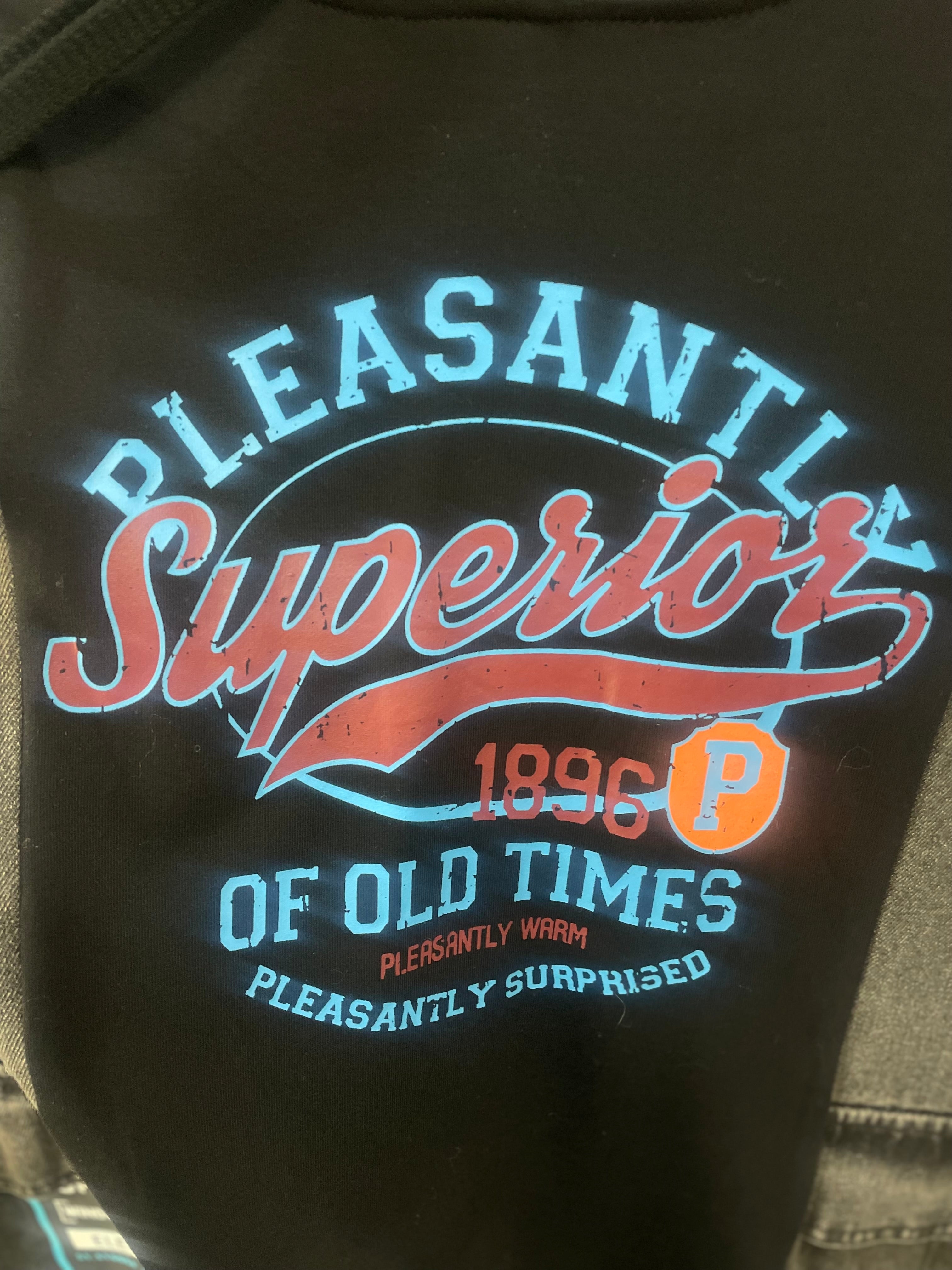 Sweat à Capuche Double Matière Effet Denim 100% Coton – Style Streetwear – Jusqu'au 48