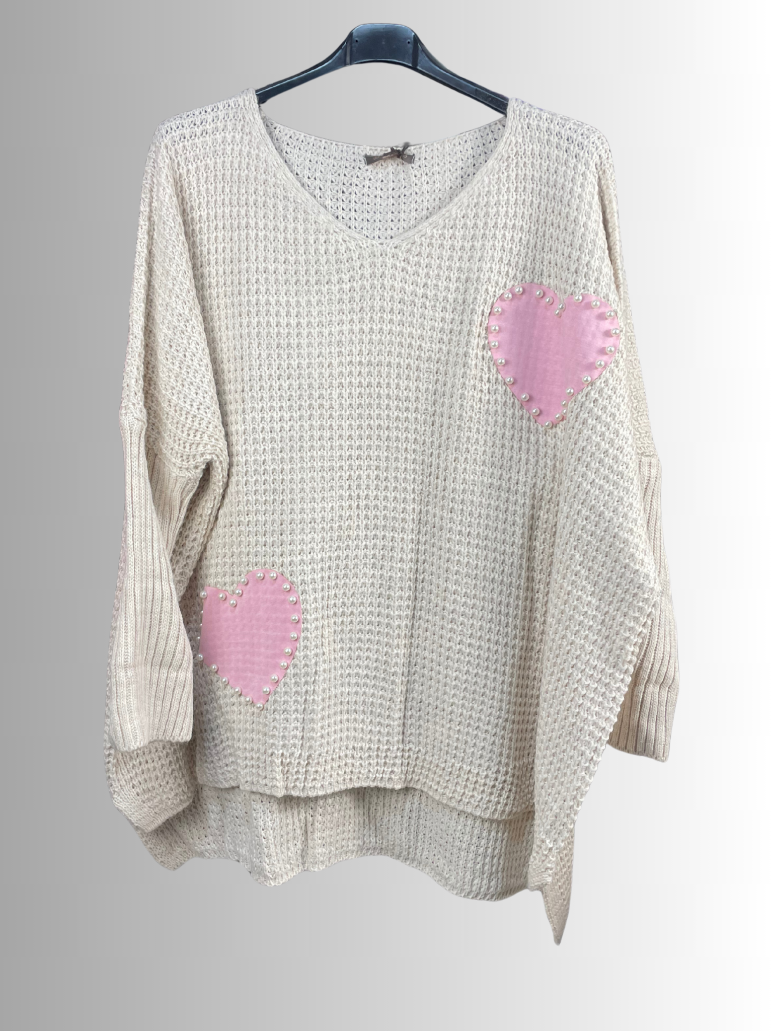 Pull “Love Pearls” – Douceur & Cœur ❤️