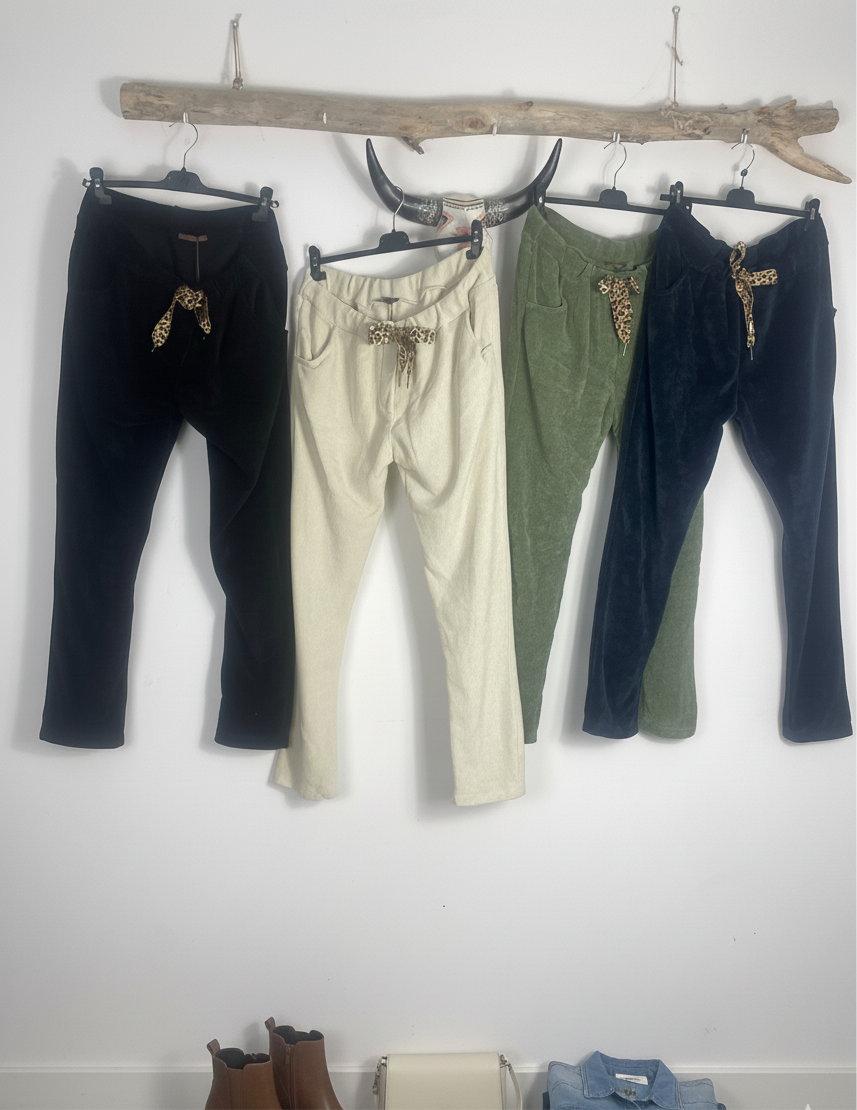 Pantalon Velours Confort Chic