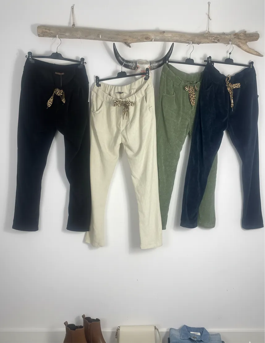 Pantalon Velours Confort Chic