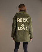 Veste pilou douce 2 poches intérieur satiné 62x78 cm made in Italy