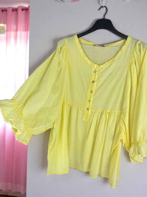 Blouse Rayon de Soleil look estival décontracté – Mam’s Ailes