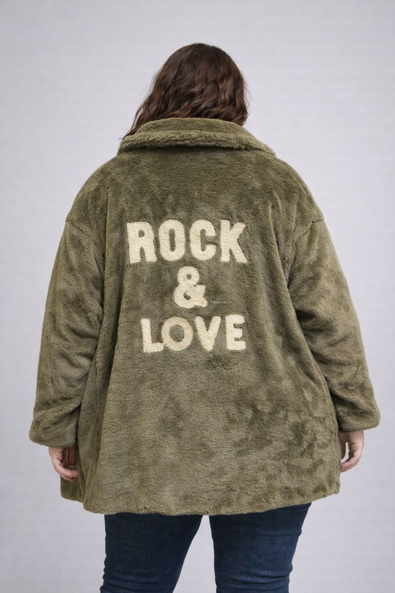 Veste pilou douce Rock & Love intérieur satiné made in Italy 36-48