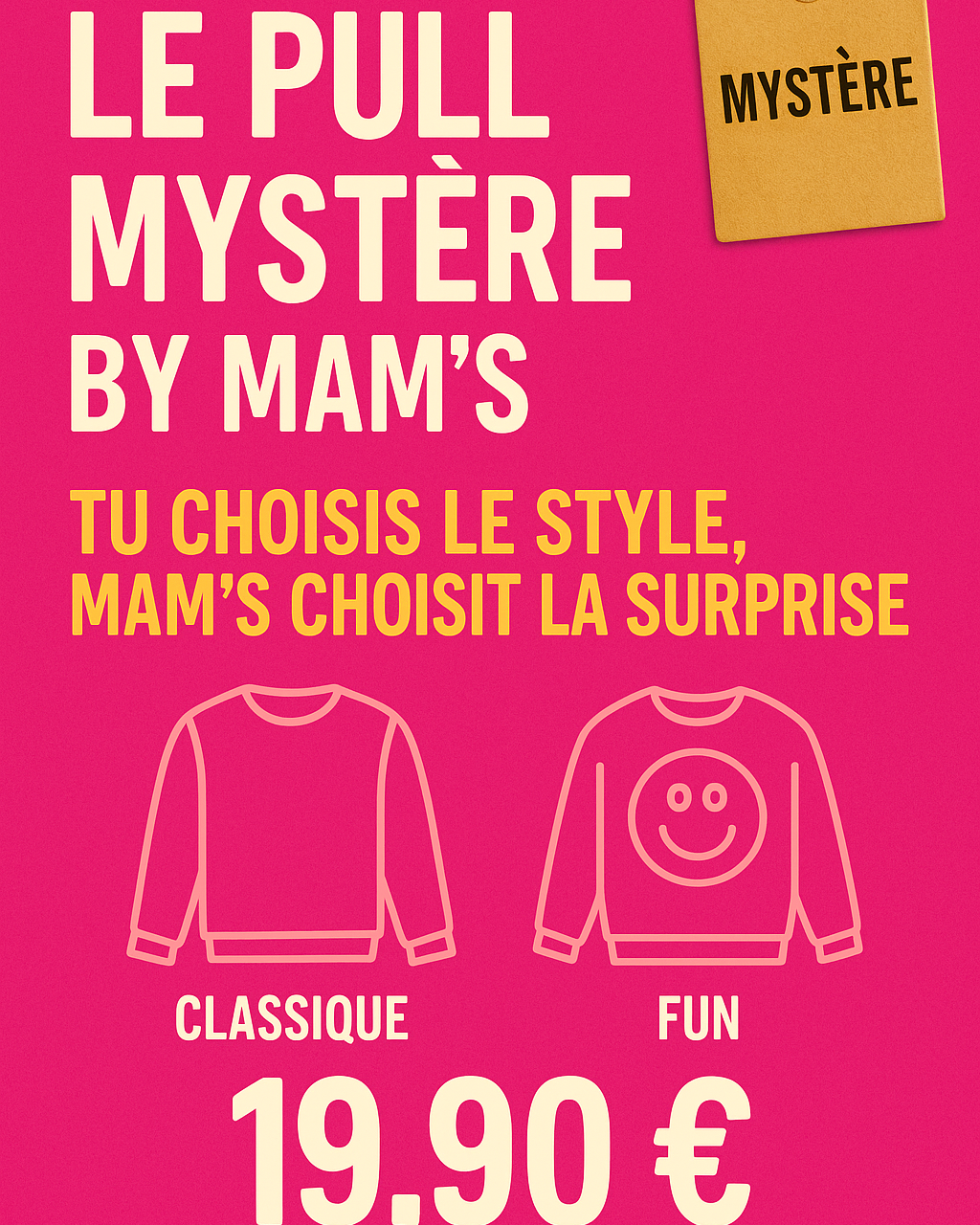 Le Pull Mystère by Mam’s 🎁