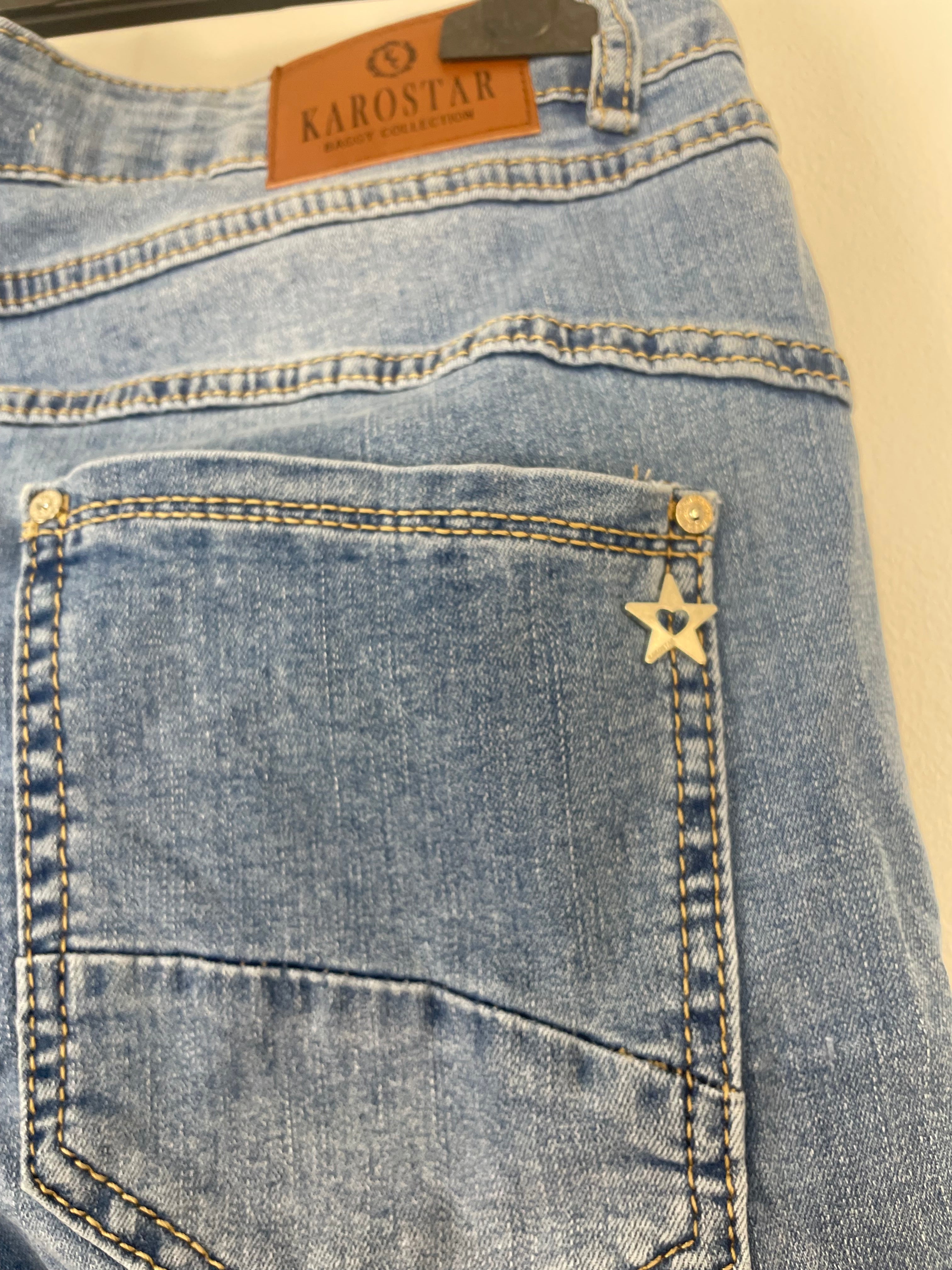 Jean Karostar détail petite étoile signature poche arrière qualité