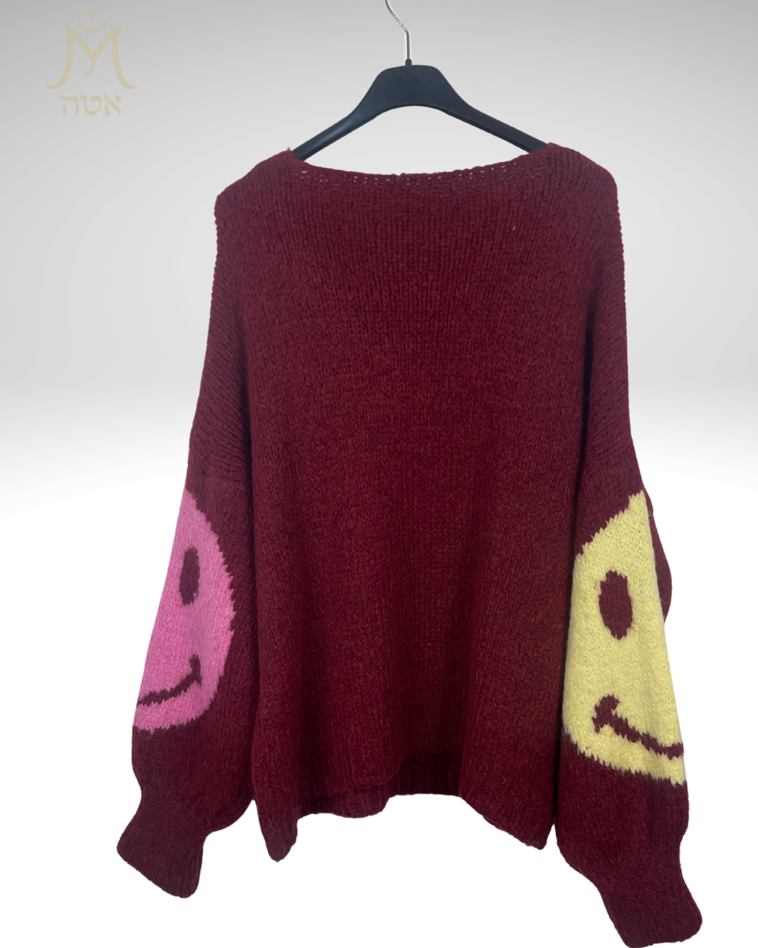 Vue complète de dos pull Smiley Cosy – Mam’sailes