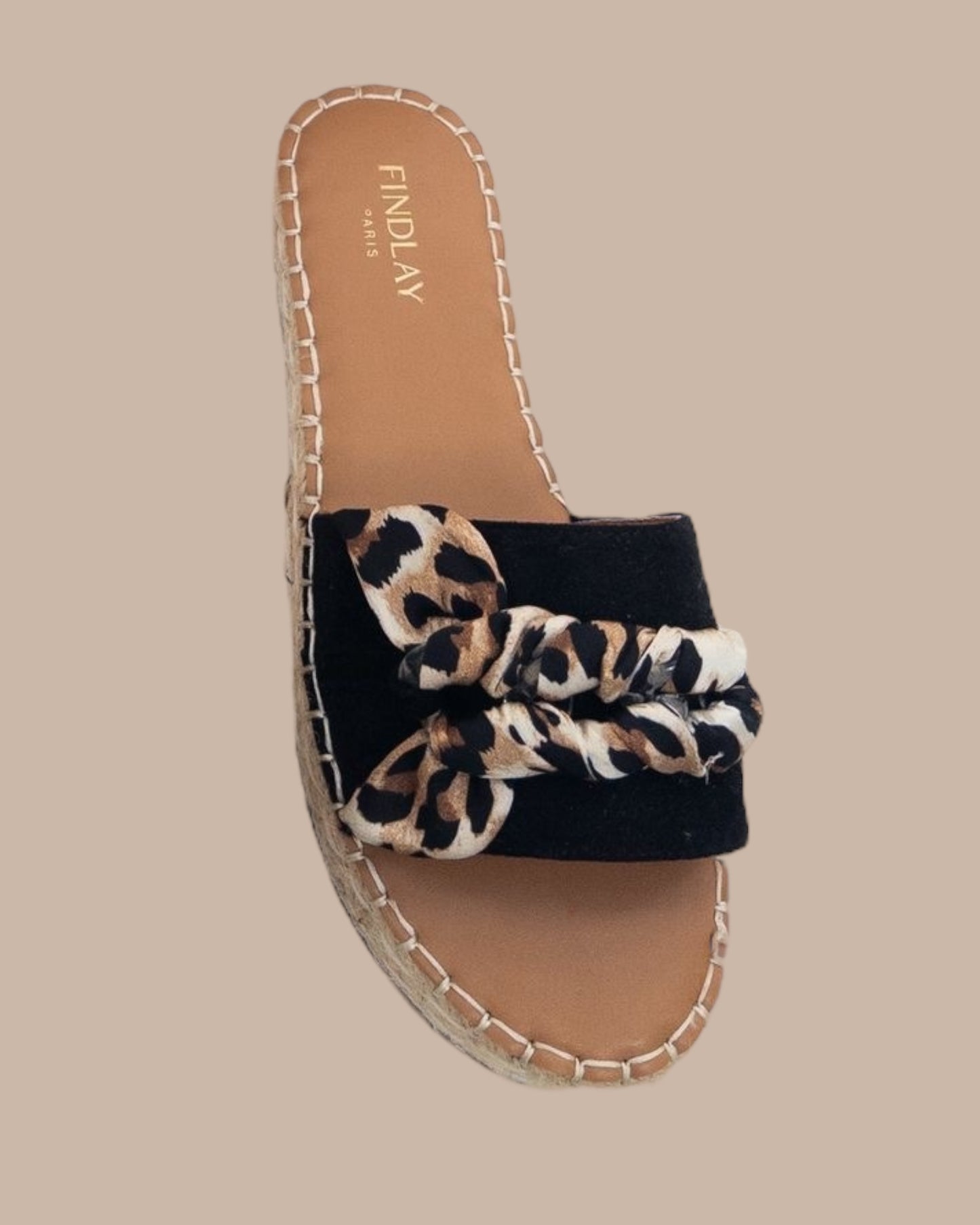 Mules Évasion Léopard – Sandales tendance femme