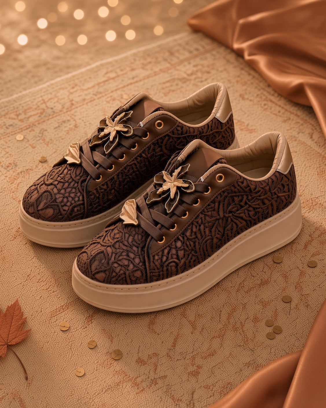 Baskets marron chocolat femme – modèle Siena du 37 au 41