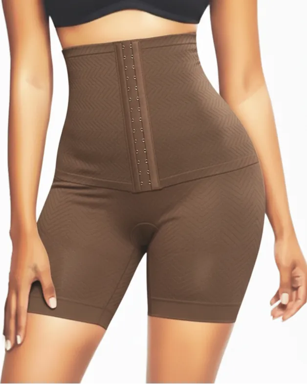 short gainant femme taille haute effet sculptant, maintien ventre plat, lingerie galbante – Mam’sailes