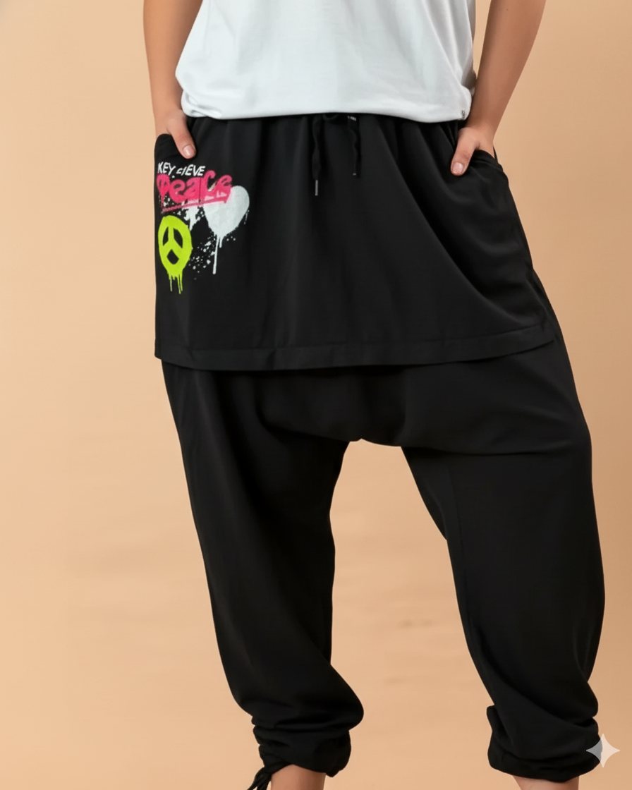 Pantalon “Peace” – Esprit détente et touche rebelle