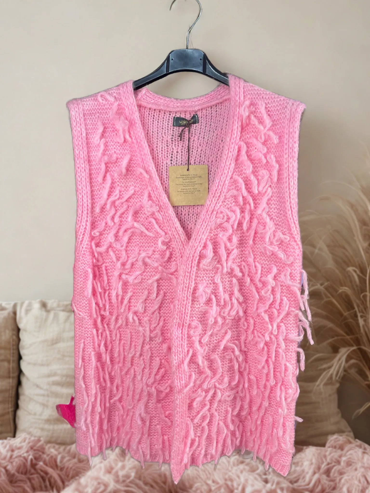 Gilet “Bonbon” – Douceur & fantaisie made in Italy