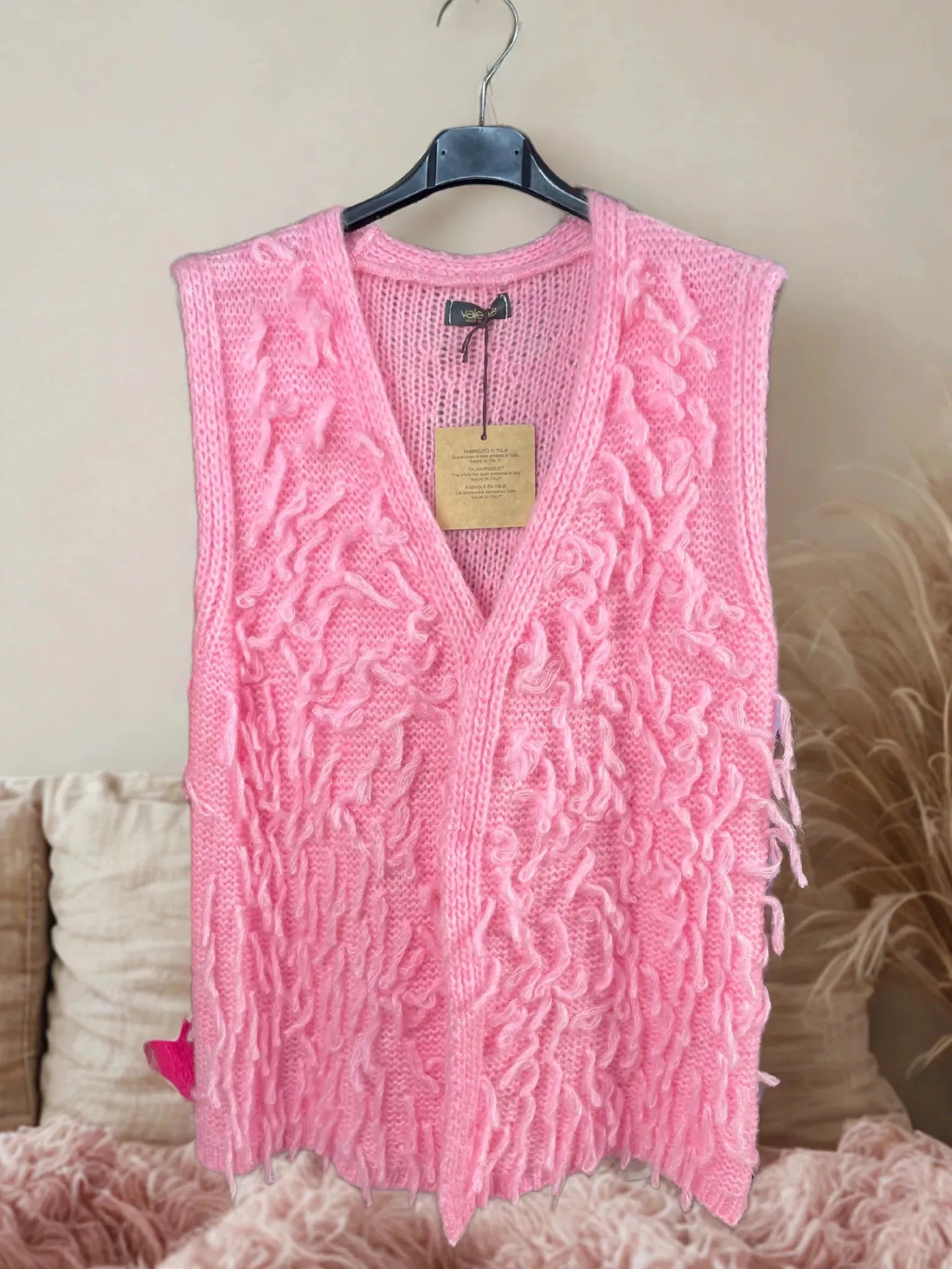 Gilet “Bonbon” – Douceur & fantaisie made in Italy