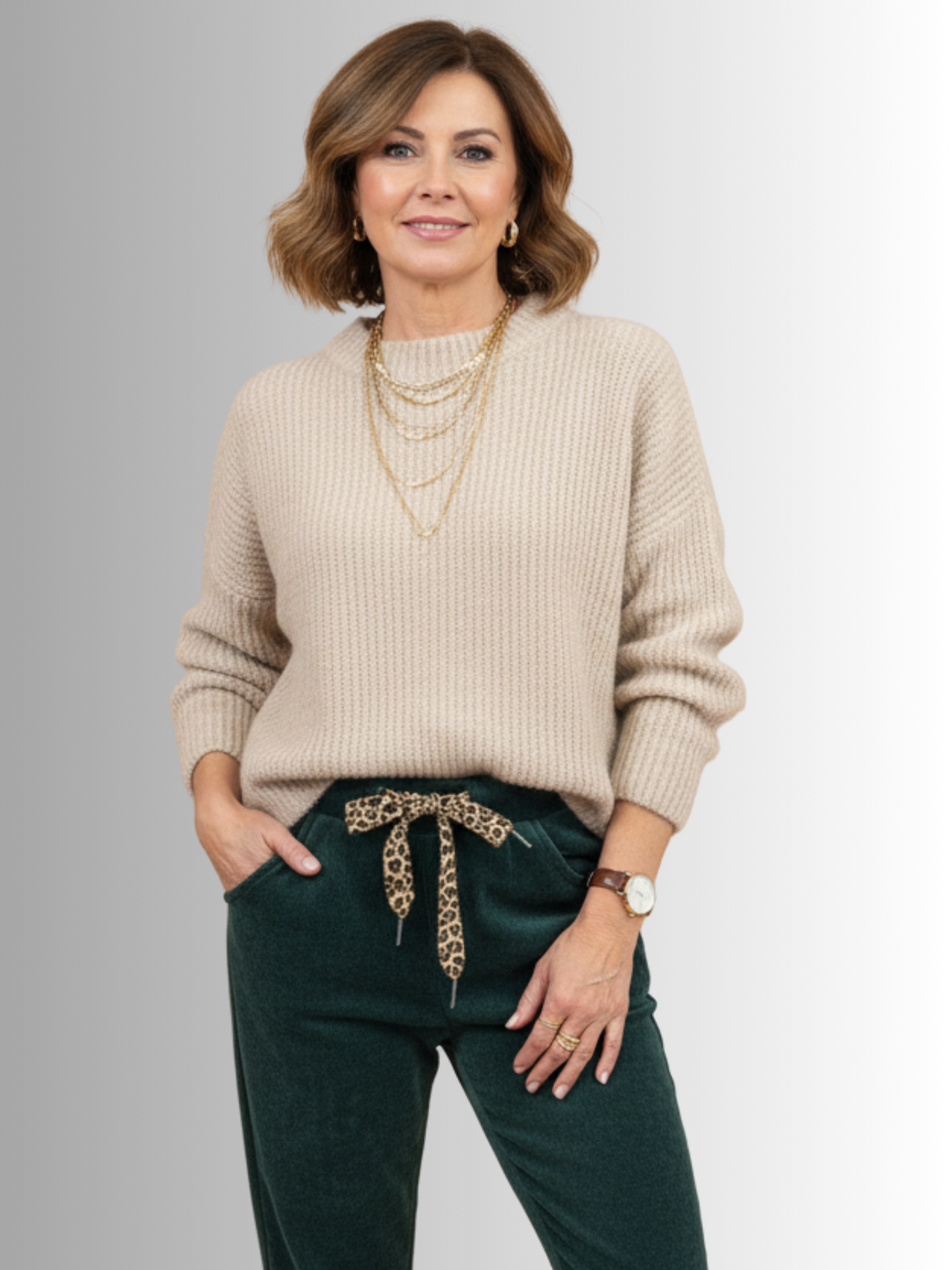 Pantalon Velours Confort Chic
