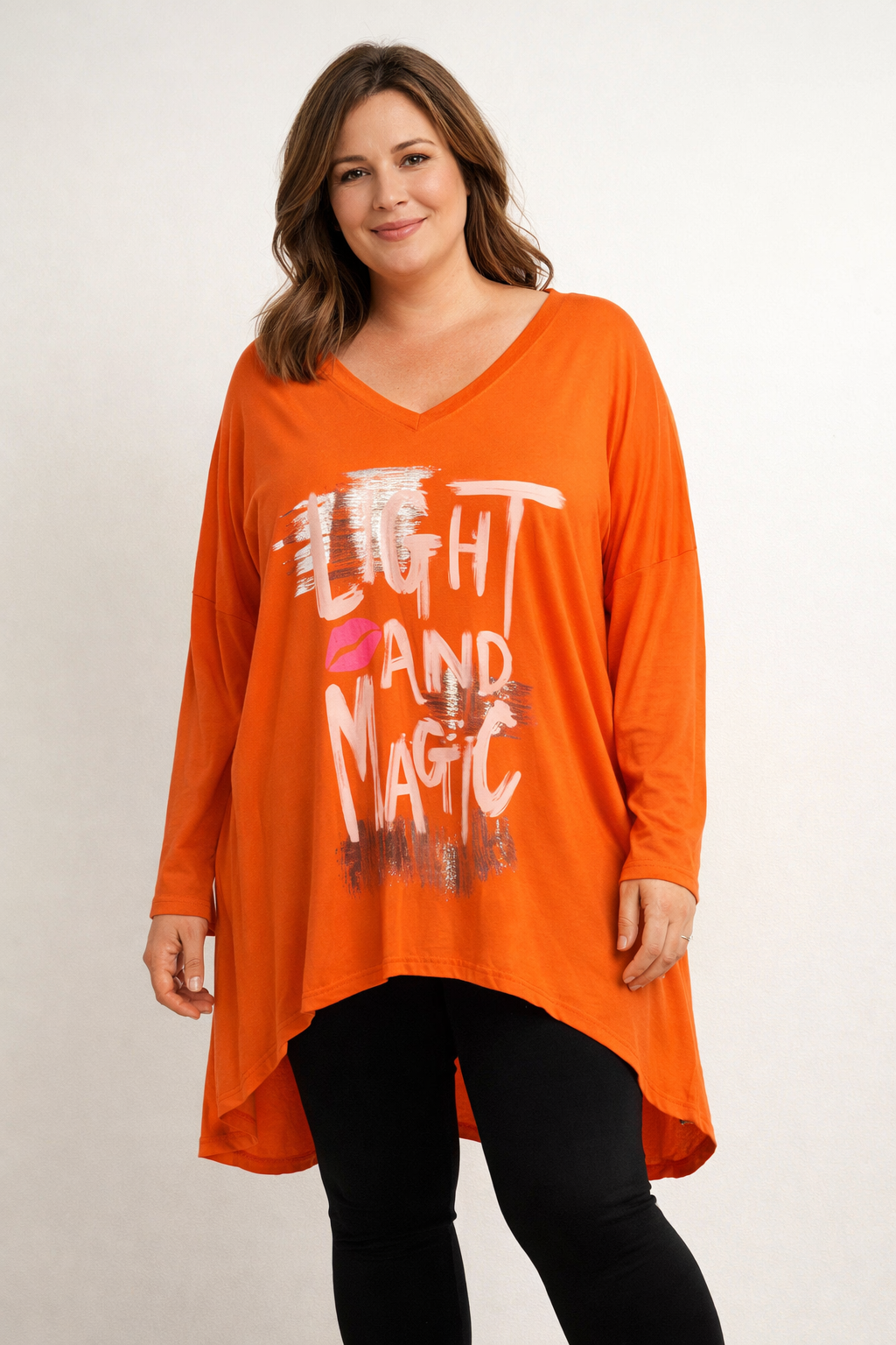 Tunique Light and Magic grande taille 42-56 coton élasthanne confortable