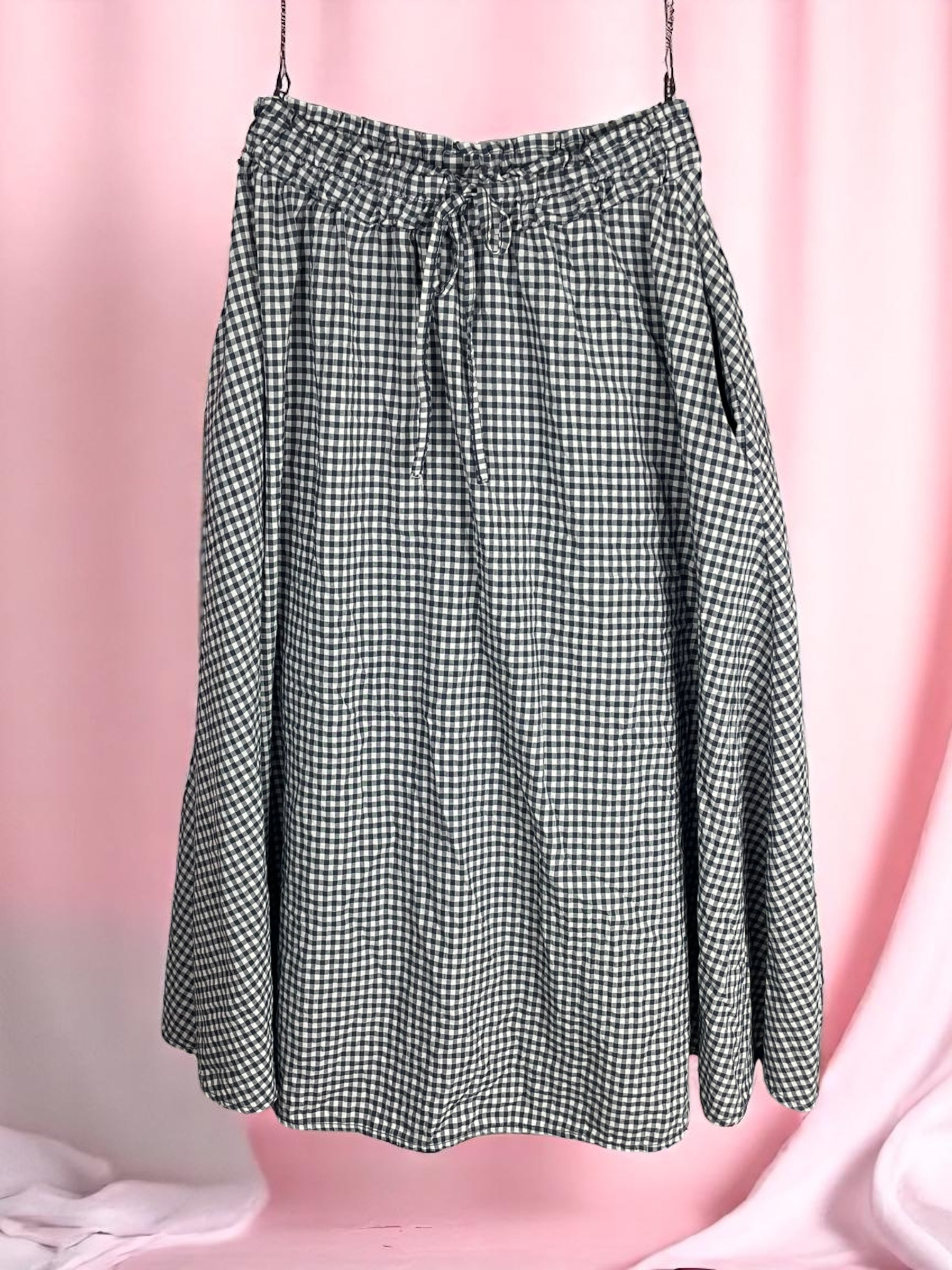 jupe Vichy femme carreaux taille élastique made in Italy été chic