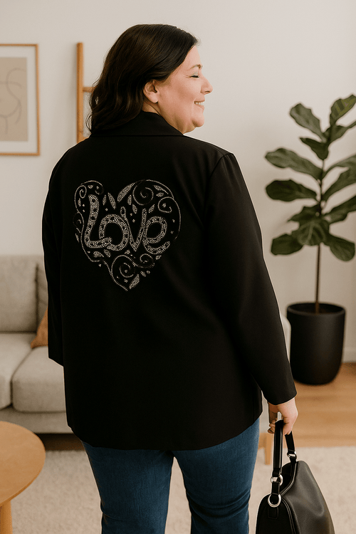Blazer LOVE Strass - Mam’s Ailes