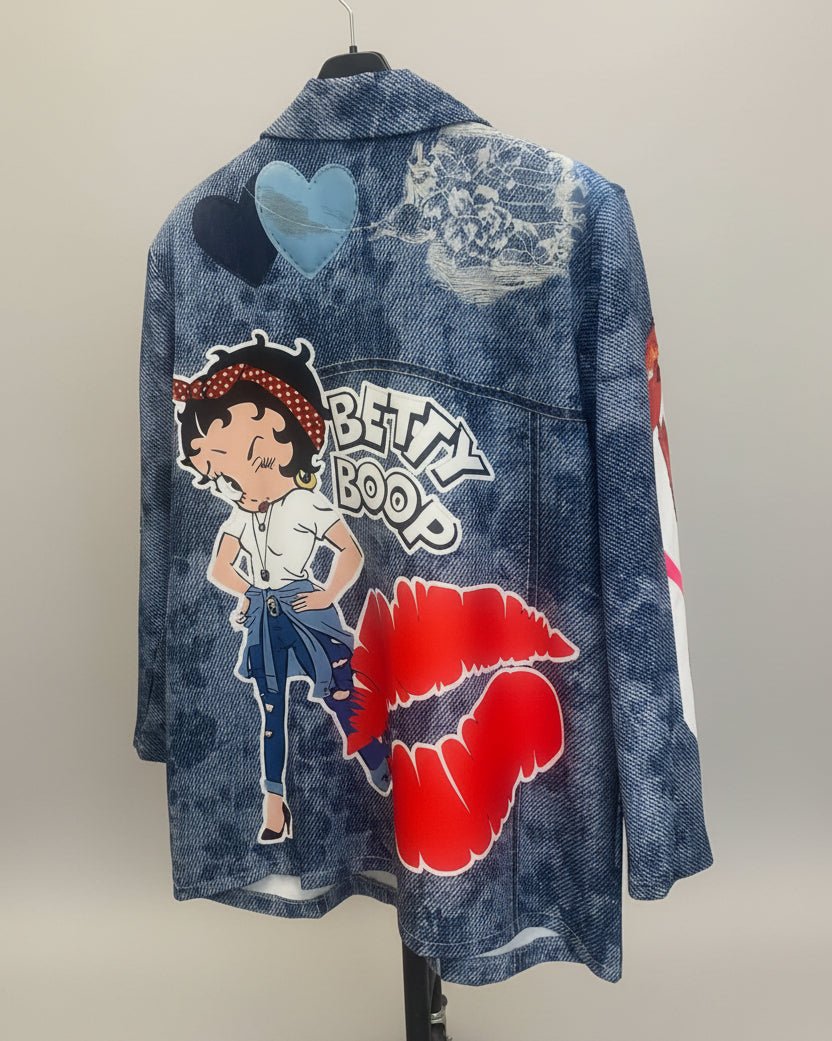 Blazer Sacha - Betty Boop Denim - Mam’s Ailes