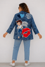 Blazer Sacha - Betty Boop Denim - Mam’s Ailes