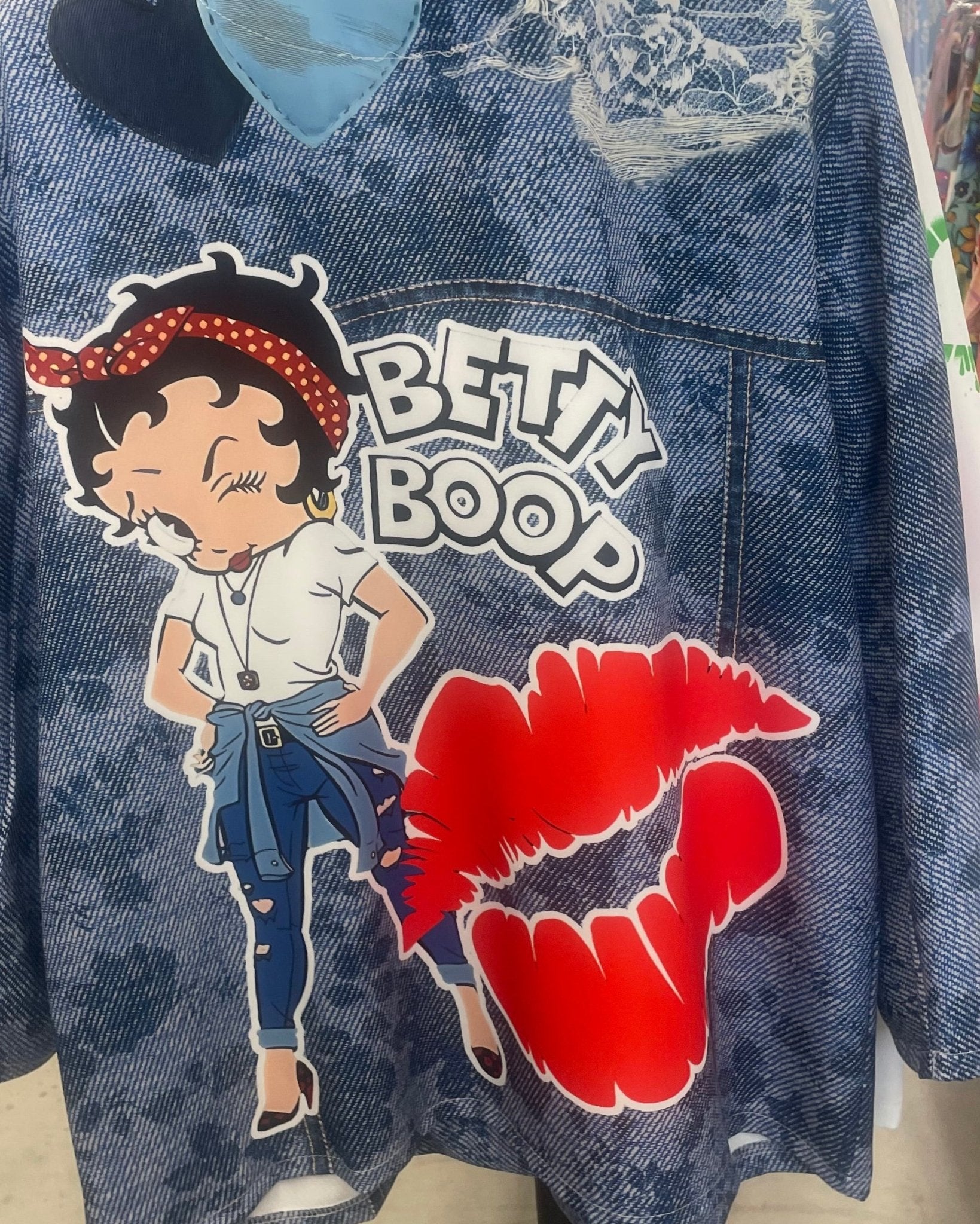 Blazer Sacha - Betty Boop Denim - Mam’s Ailes