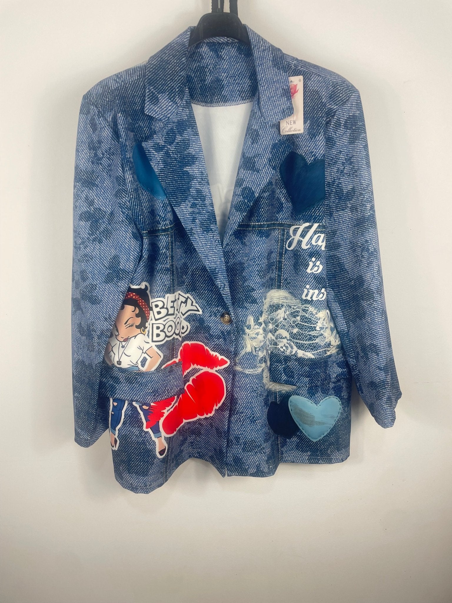 Blazer Sacha - Betty Boop Denim - Mam’s Ailes