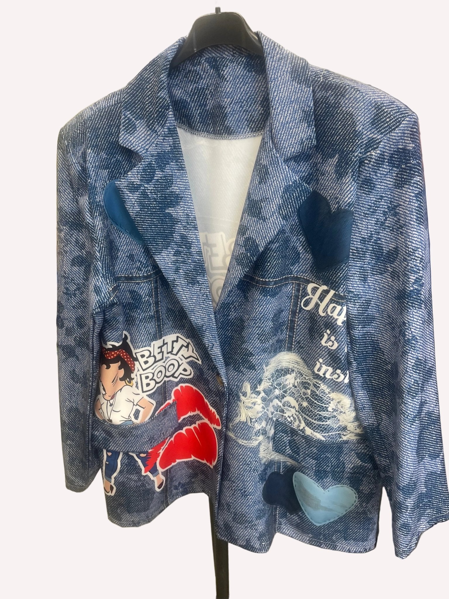Blazer Sacha - Betty Boop Denim - Mam’s Ailes