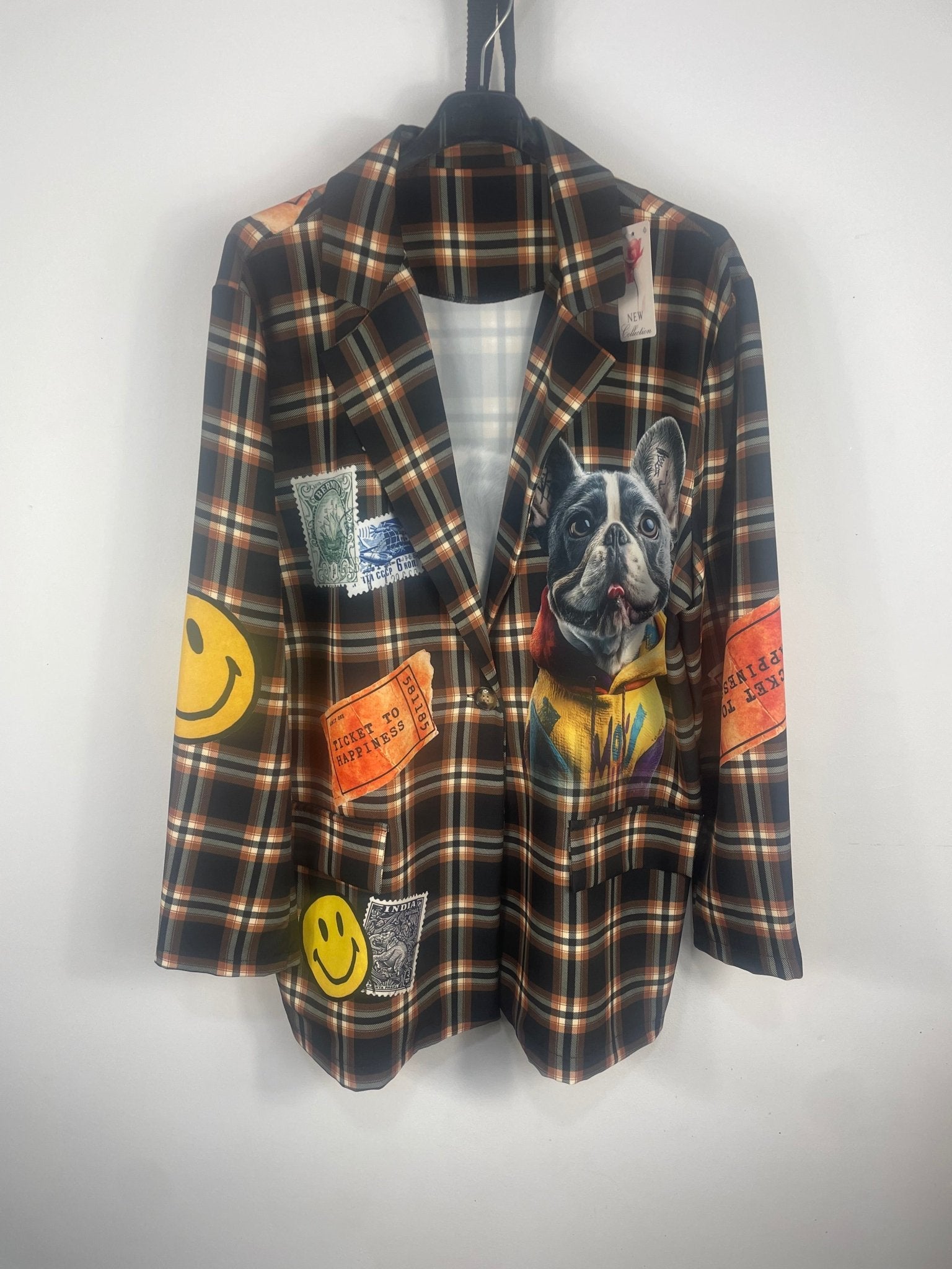 Blazer Sacha - Bouledogue Tartan - Mam’s Ailes
