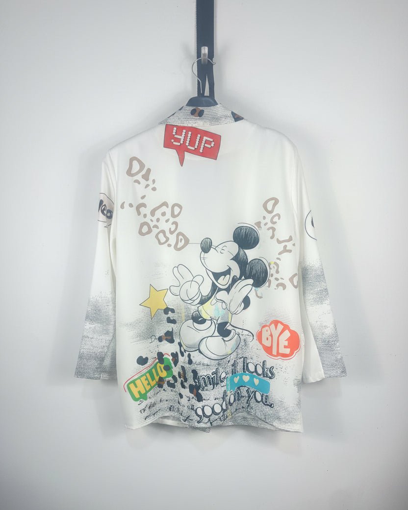 Blazer Sacha Mickey Pop, grand motif graphique au dos