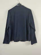 Dos du Blazer Siena femme en denim stretch bleu